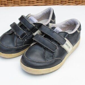 Giorgio Armani Boys Sneakers Size 9 Toddler Walking Shoes No Laces